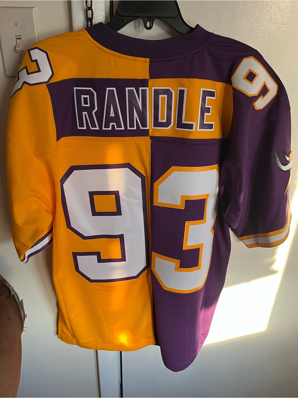 John Randle Minnesota Vikings Mitchell & Ness NFL jersey L